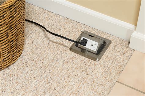 electrical outlet box concrete|recessed floor electrical outlet box.